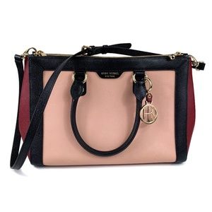 Henri Bendel West Carryall Blocked Leather Purse